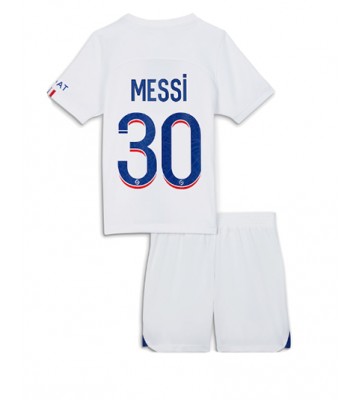 Paris Saint-Germain Lionel Messi #30 babykläder Tredje Tröja barn 2022-23 Korta ärmar (+ Korta byxor)
